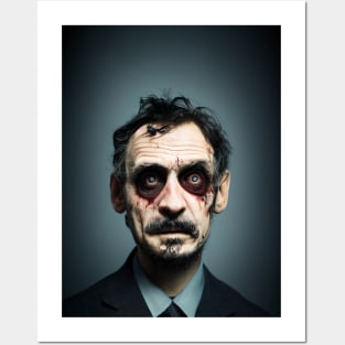 Zombie Professor Portrait Posters and Art